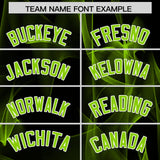 Custom Black Fumes Graffiti Pattern Authentic Baseball Jersey