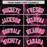 Custom Black Fumes Graffiti Pattern Authentic Baseball Jersey