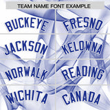 Custom White Fumes Graffiti Pattern Authentic Baseball Jersey