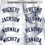 Custom White Fumes Graffiti Pattern Authentic Baseball Jersey