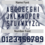 Custom White Fumes Graffiti Pattern Authentic Baseball Jersey