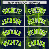 Custom Navy Fumes Graffiti Pattern Authentic Baseball Jersey
