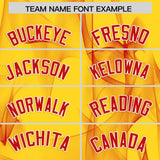 Custom Gold Fumes Graffiti Pattern Authentic Baseball Jersey