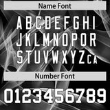 Custom Black Fumes Graffiti Pattern Authentic Baseball Jersey