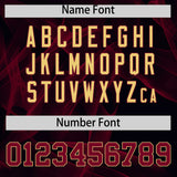 Custom Black Fumes Graffiti Pattern Authentic Baseball Jersey