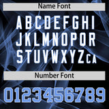 Custom Black Fumes Graffiti Pattern Authentic Baseball Jersey