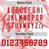 Custom White Fumes Graffiti Pattern Authentic Baseball Jersey