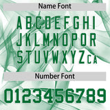 Custom White Fumes Graffiti Pattern Authentic Baseball Jersey