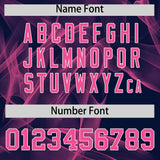 Custom Navy Fumes Graffiti Pattern Authentic Baseball Jersey