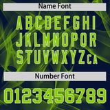 Custom Navy Fumes Graffiti Pattern Authentic Baseball Jersey