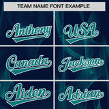 Custom Navy Fumes Graffiti Pattern Authentic Baseball Jersey