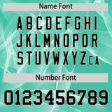 Custom Bright Green Fumes Graffiti Pattern Authentic Baseball Jersey