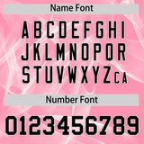 Custom Light Pink Fumes Graffiti Pattern Authentic Baseball Jersey