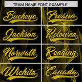 Custom Black Fumes Graffiti Pattern Authentic Baseball Jersey