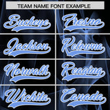 Custom Black Fumes Graffiti Pattern Authentic Baseball Jersey