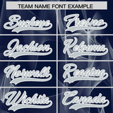 Custom Navy Fumes Graffiti Pattern Authentic Baseball Jersey