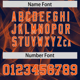 Custom Navy Fumes Graffiti Pattern Authentic Baseball Jersey