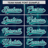 Custom Navy Fumes Graffiti Pattern Authentic Baseball Jersey