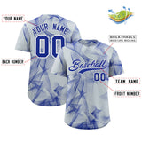 Custom Silver Fumes Graffiti Pattern Authentic Baseball Jersey