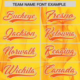 Custom Gold Fumes Graffiti Pattern Authentic Baseball Jersey