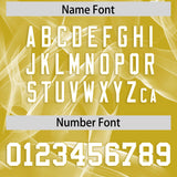 Custom Old Gold Fumes Graffiti Pattern Authentic Baseball Jersey