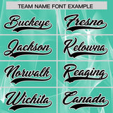 Custom Bright Green Fumes Graffiti Pattern Authentic Baseball Jersey