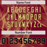 Custom Crimson Fumes Graffiti Pattern Authentic Baseball Jersey