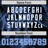 Custom Black Fumes Graffiti Pattern Authentic Baseball Jersey