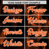 Custom Black Fumes Graffiti Pattern Authentic Baseball Jersey