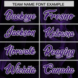 Custom Black Fumes Graffiti Pattern Authentic Baseball Jersey