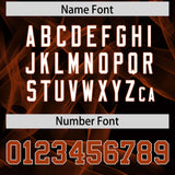 Custom Black Fumes Graffiti Pattern Authentic Baseball Jersey