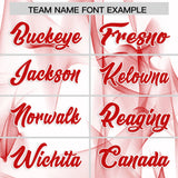 Custom White Fumes Graffiti Pattern Authentic Baseball Jersey