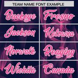 Custom Navy Fumes Graffiti Pattern Authentic Baseball Jersey