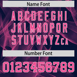 Custom Navy Fumes Graffiti Pattern Authentic Baseball Jersey