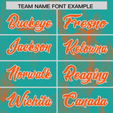 Custom Aqua Fumes Graffiti Pattern Authentic Baseball Jersey