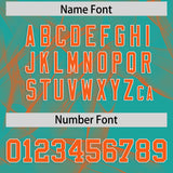 Custom Aqua Fumes Graffiti Pattern Authentic Baseball Jersey