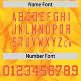 Custom Gold Fumes Graffiti Pattern Authentic Baseball Jersey