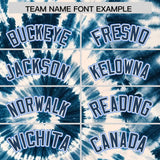 Custom Multi Color Tie-Dye Graffiti Pattern Authentic Baseball Jersey