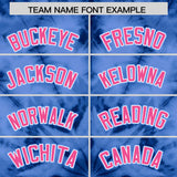 Custom Light Blue Tie-Dye Graffiti Pattern Authentic Baseball Jersey