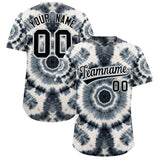 Custom Multi Color Tie-Dye Graffiti Pattern Authentic Baseball Jersey