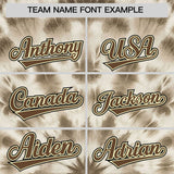 Custom Multi Color Tie-Dye Graffiti Pattern Authentic Baseball Jersey
