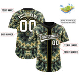 Custom Black Tie-Dye Graffiti Pattern Authentic Baseball Jersey