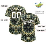 Custom Multi Color Tie-Dye Graffiti Pattern Authentic Baseball Jersey