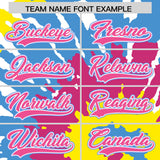 Custom Multi Color Tie-Dye Graffiti Pattern Authentic Baseball Jersey