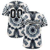 Custom Multi Color Tie-Dye Graffiti Pattern Authentic Baseball Jersey