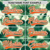 Custom Multi Color Tie-Dye Graffiti Pattern Authentic Baseball Jersey