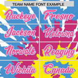 Custom Black Tie-Dye Graffiti Pattern Authentic Baseball Jersey