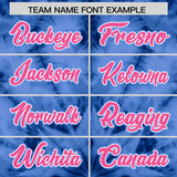Custom Multi Color Tie-Dye Graffiti Pattern Authentic Baseball Jersey