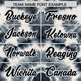 Custom Multi Color Tie-Dye Graffiti Pattern Authentic Baseball Jersey