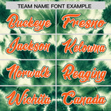 Custom Multi Color Tie-Dye Graffiti Pattern Authentic Baseball Jersey